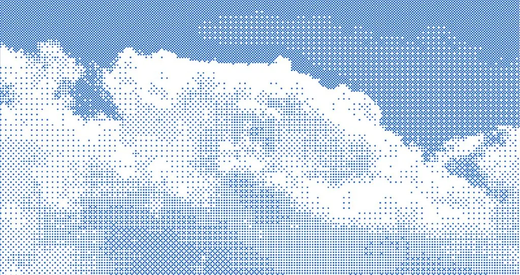Cloud-form illustration representing predictive forecasting