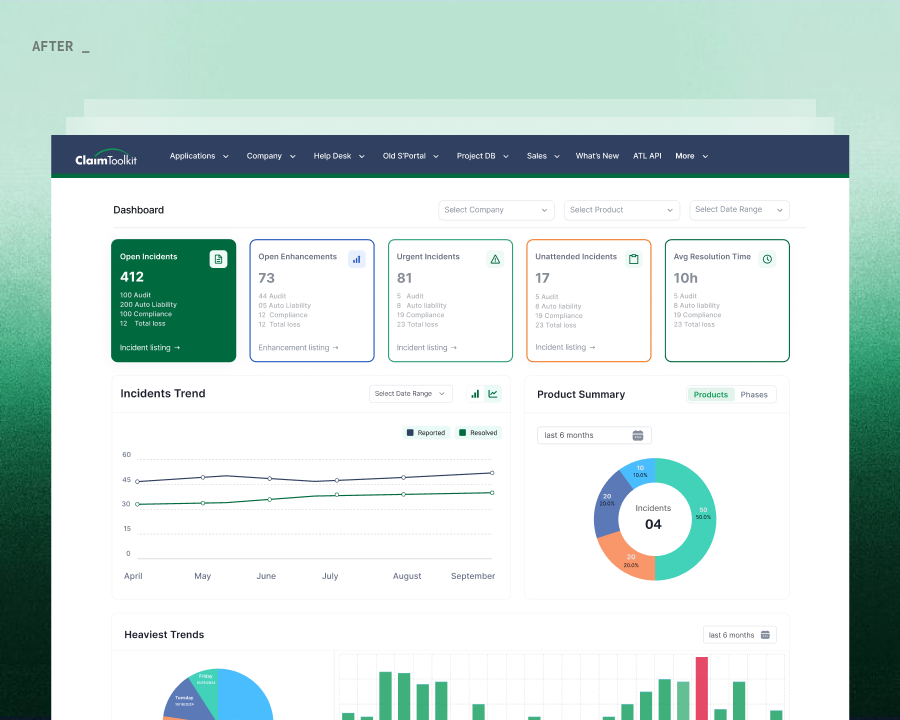 Insurance & Claims modern platform