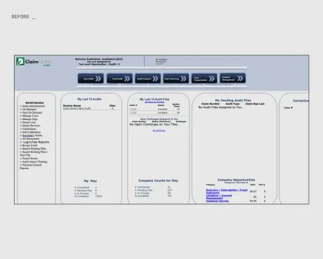 Insurance & Claims legacy system
