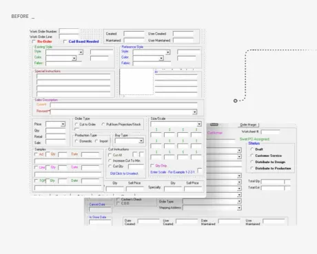 MANUFACTURING legacy system