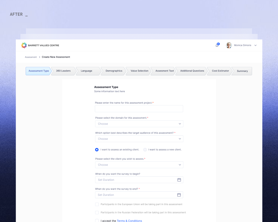Professional Services modern platform