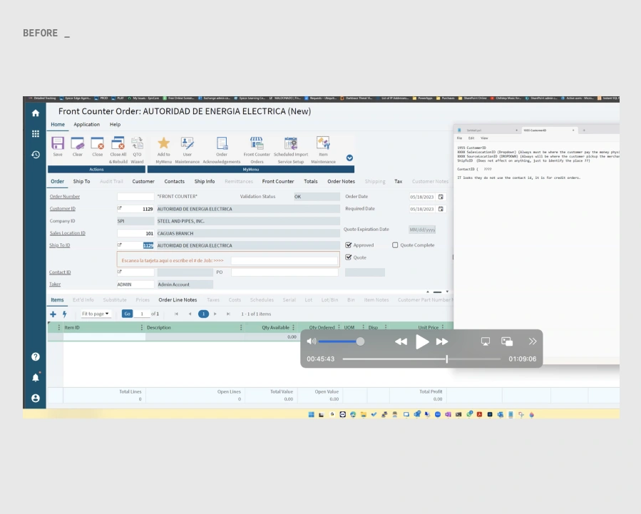 Retail & PLM legacy system