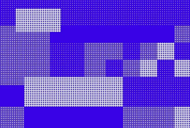 Pixelated abstract artwork representing AI agents reasoning over unstructured data