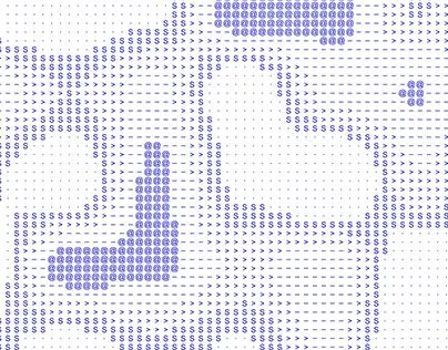Pixel-stipple illustration representing exception routing and logging