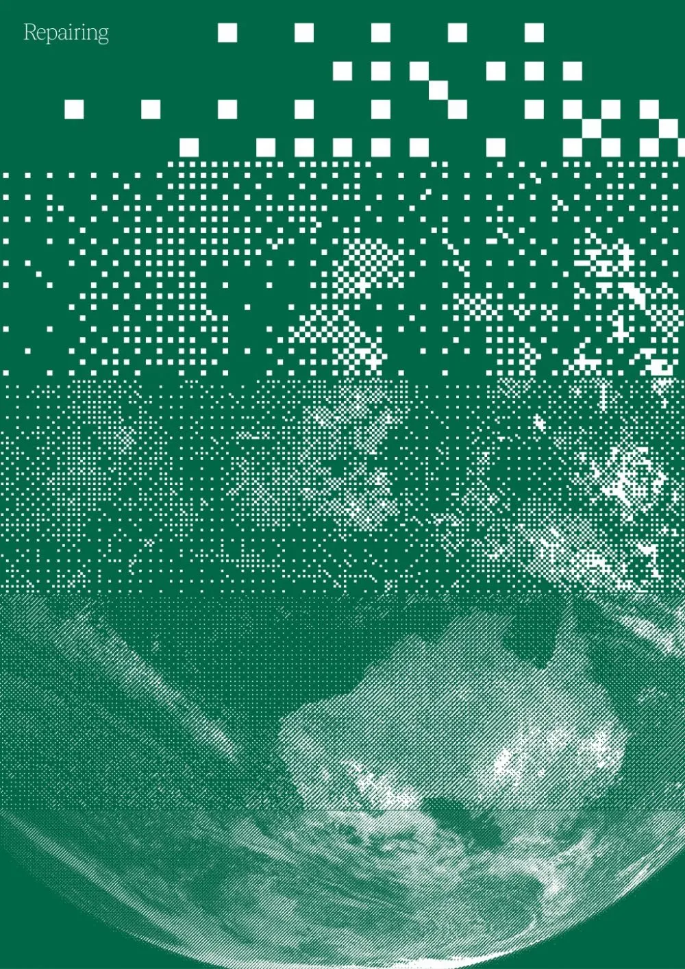 Green halftone representing continuous monitoring and optimisation