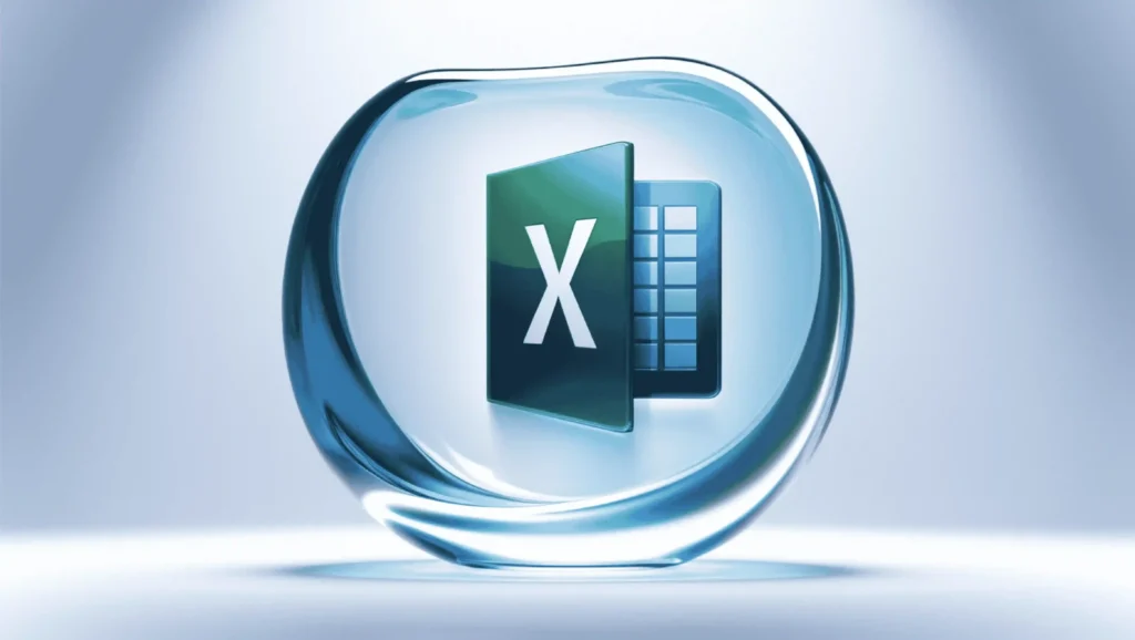 Illustration of businesses transitioning from cluttered Excel spreadsheets to streamlined custom software and automated workflows.