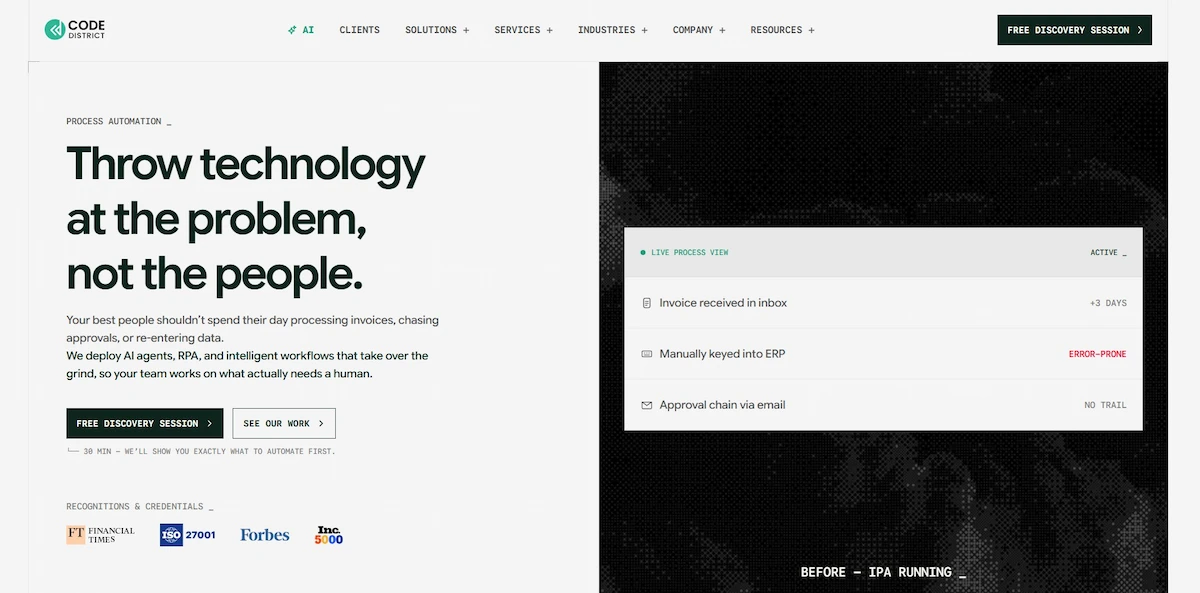 Code District Automation Image