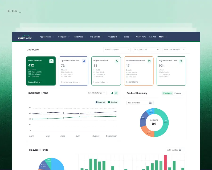 Insurance & Claims modern platform