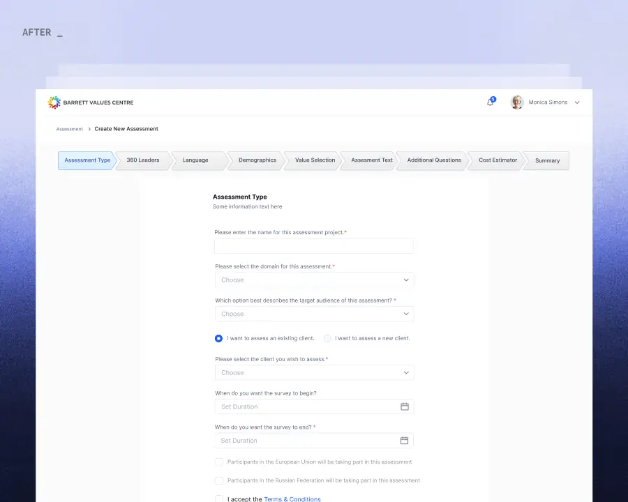 Professional Services modern platform