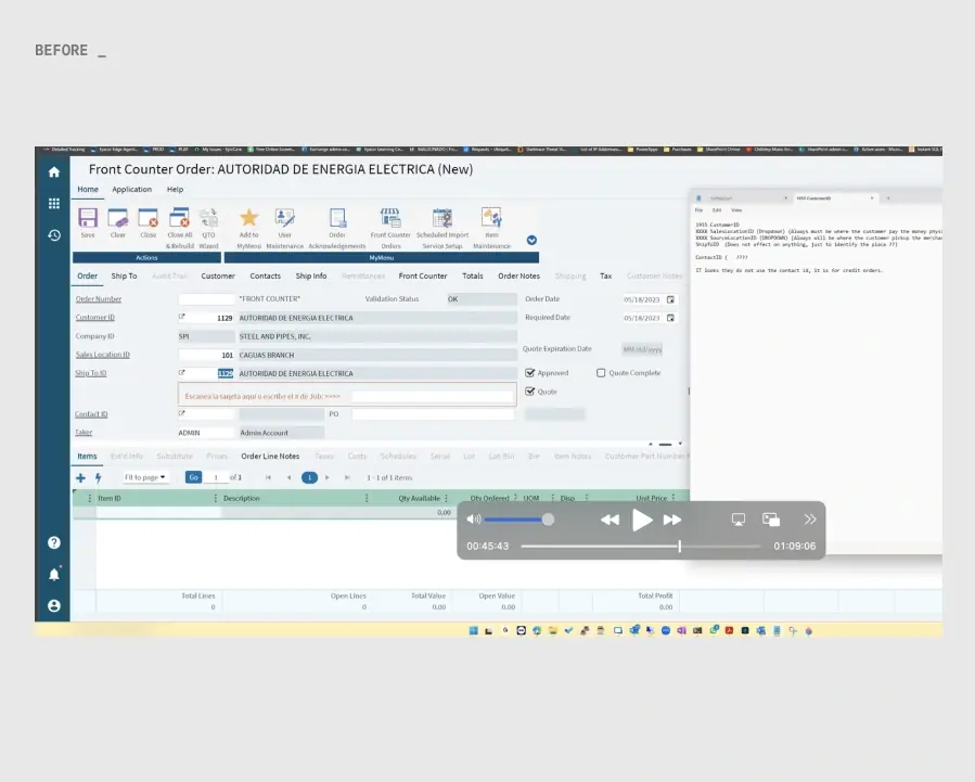 Retail & PLM legacy system